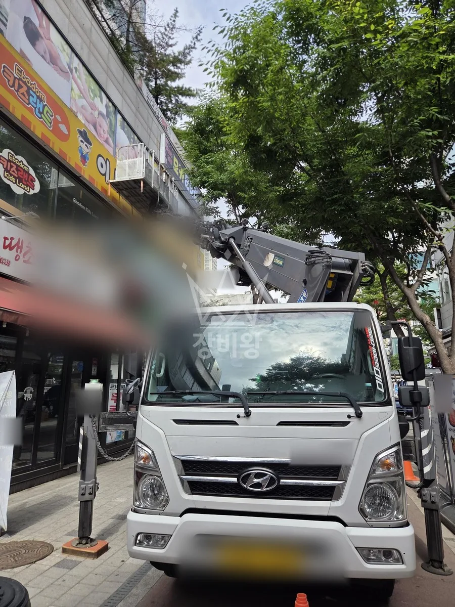 경기 화성시만세구 향남읍 스카이차 CCTV 작업 현장