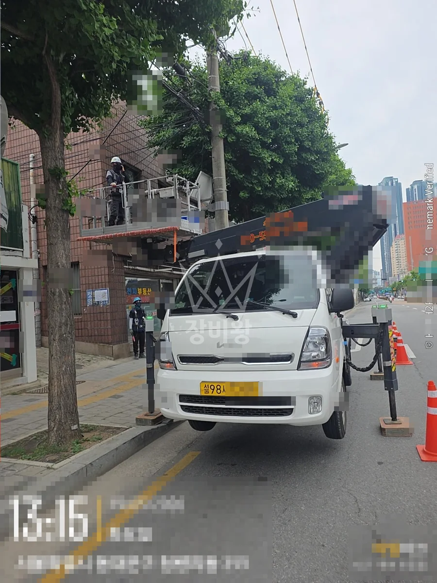 서울 동대문구 스카이차 CCTV 작업 현장