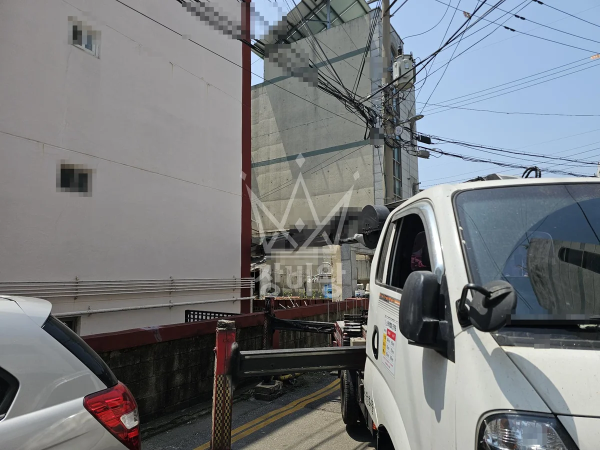 인천 계양구 작전동 스카이차 외벽 작업 작업 현장
