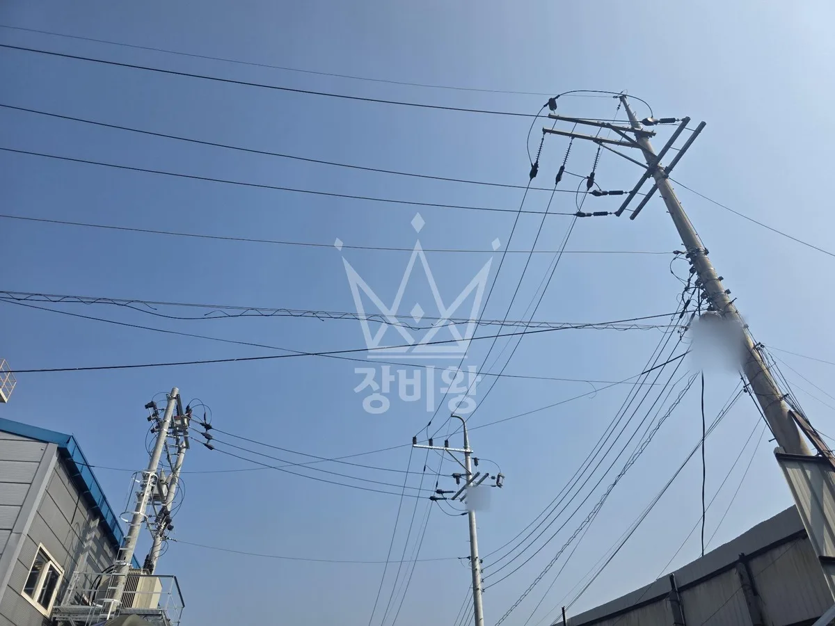 제주 제주시 스카이차 지붕 공사 작업 현장