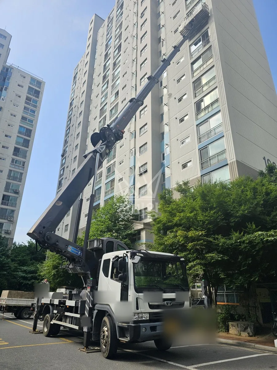 서울 관악구 봉천동 스카이차 CCTV 작업 현장
