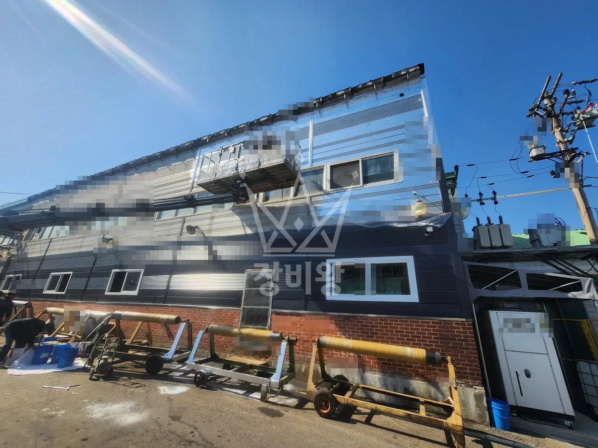 경기 동두천시 동두천동 스카이차 에어컨 작업 현장