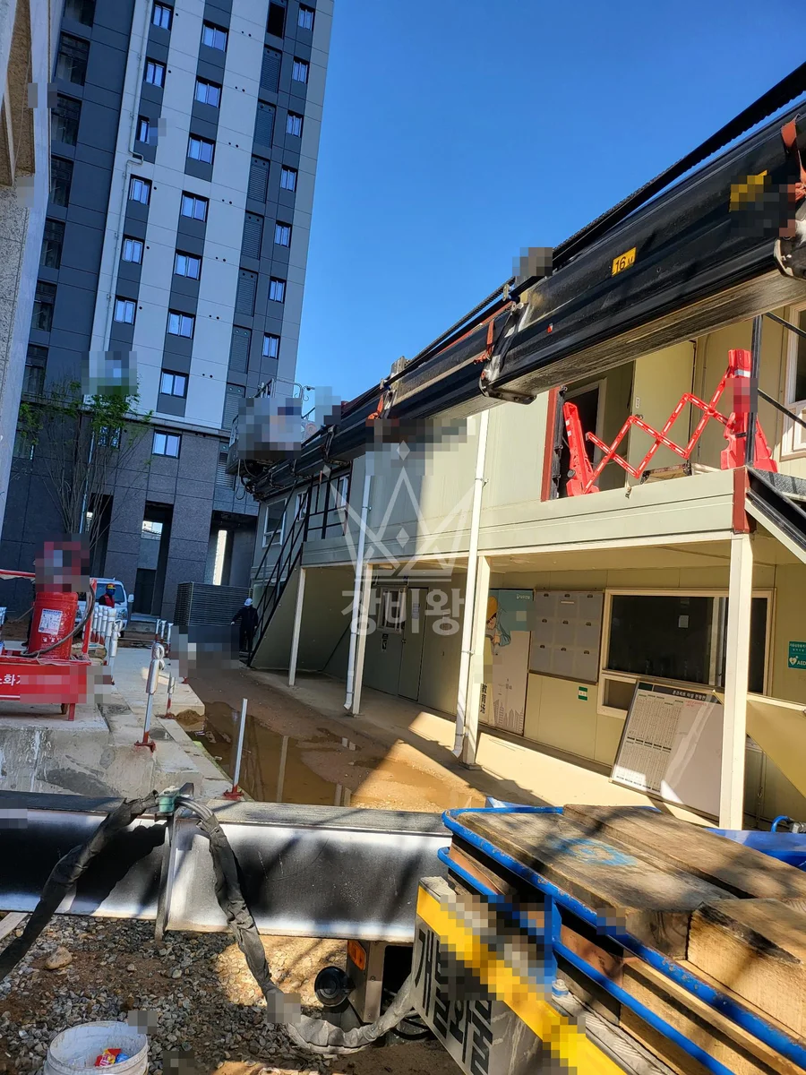 제주 제주시 일도이동 스카이차 에어컨 작업 현장