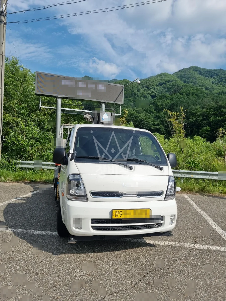 전북 전주시덕진구 스카이차 외벽 작업 작업 현장