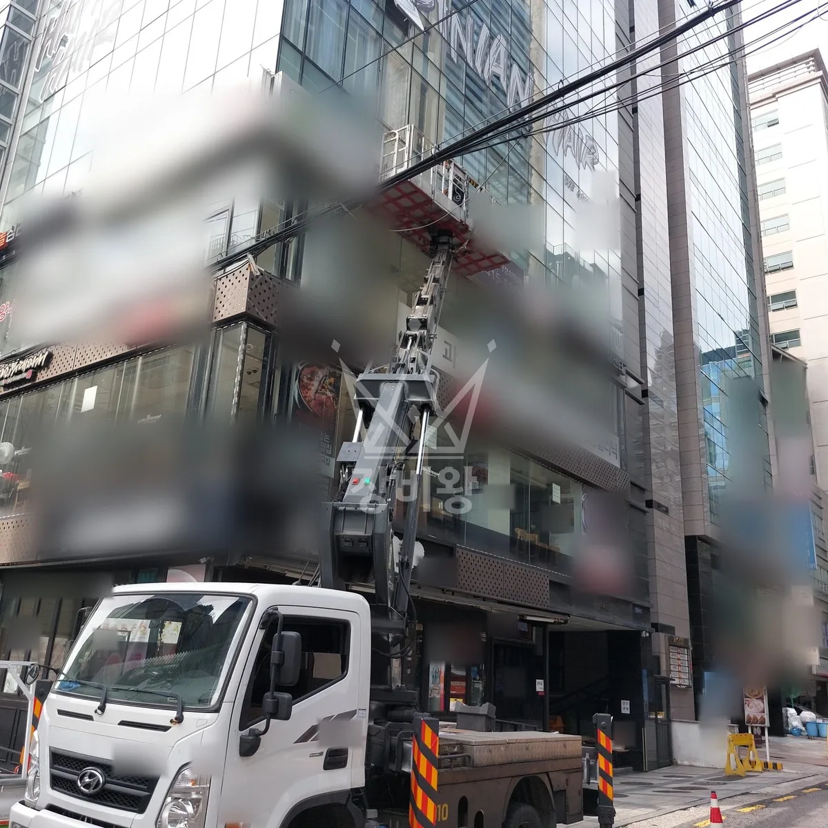 제주 서귀포시 상예동 스카이차 CCTV 작업 현장