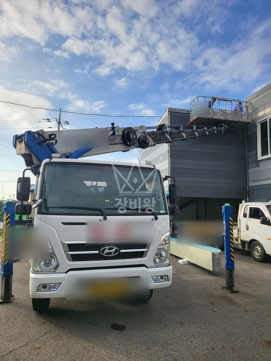 경기 김포시 하성면 봉성리 스카이차 CCTV 작업 현장