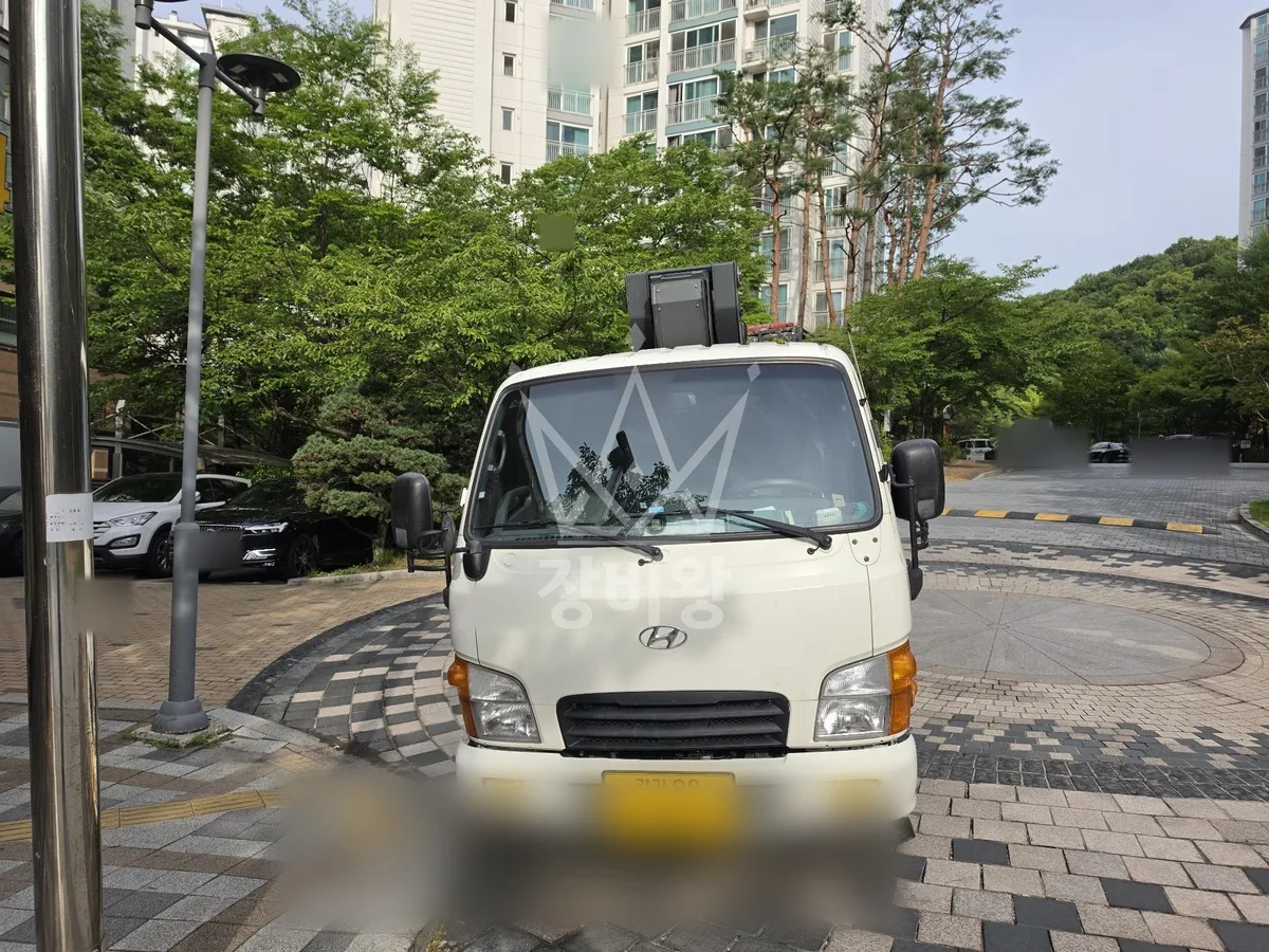 경기 연천군 장남면 스카이차 외벽 작업 작업 현장
