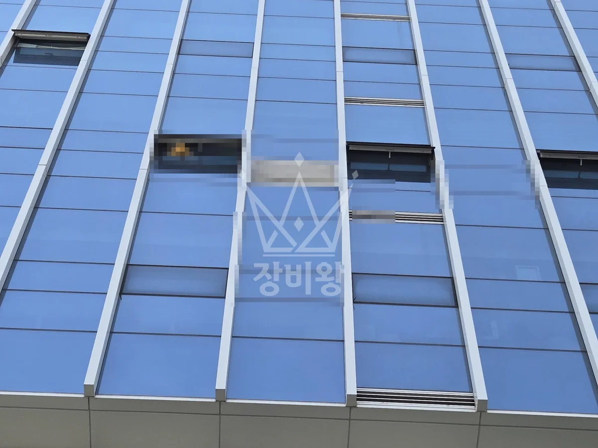 경기 용인시기흥구 스카이차 에어컨 작업 현장