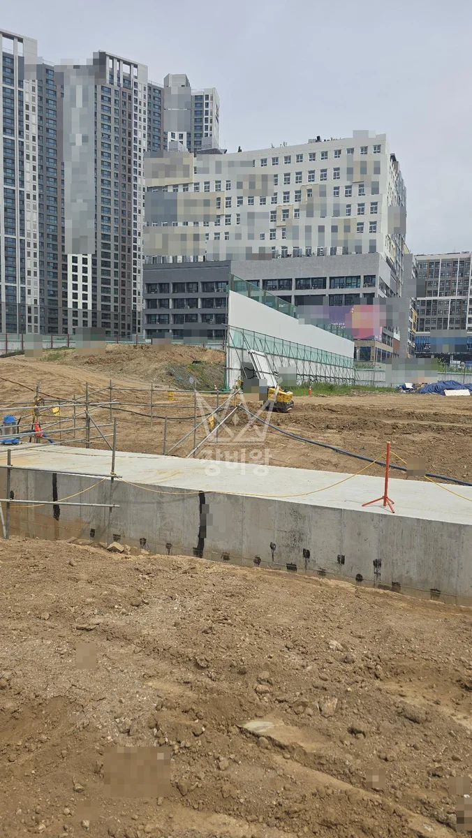 제주 스카이차 외벽 작업 작업 현장