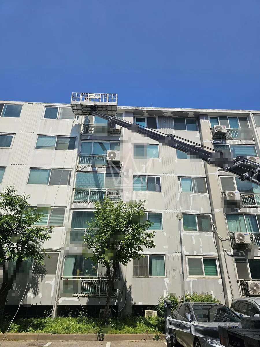 경기 시흥시 산현동 스카이차 CCTV 작업 현장