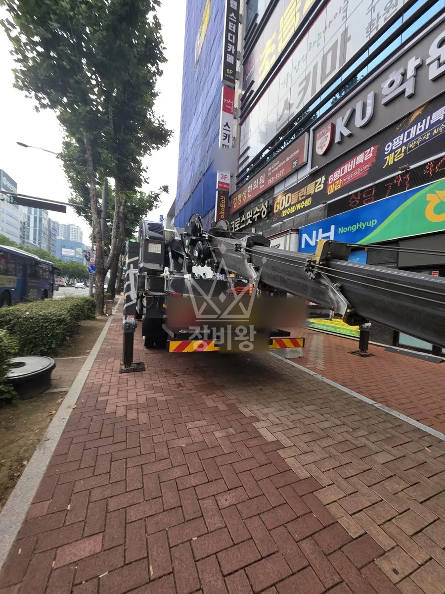대구 수성구 스카이차 철골 작업 현장