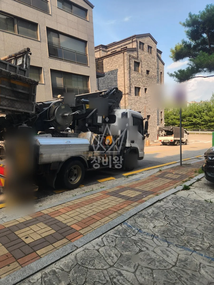 경기 남양주시 삼패동 스카이차 간판 작업 현장