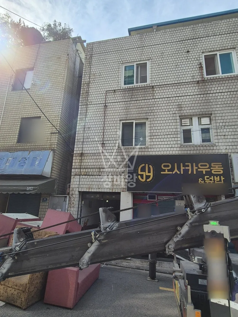 서울 금천구 스카이차 외벽 작업 작업 현장