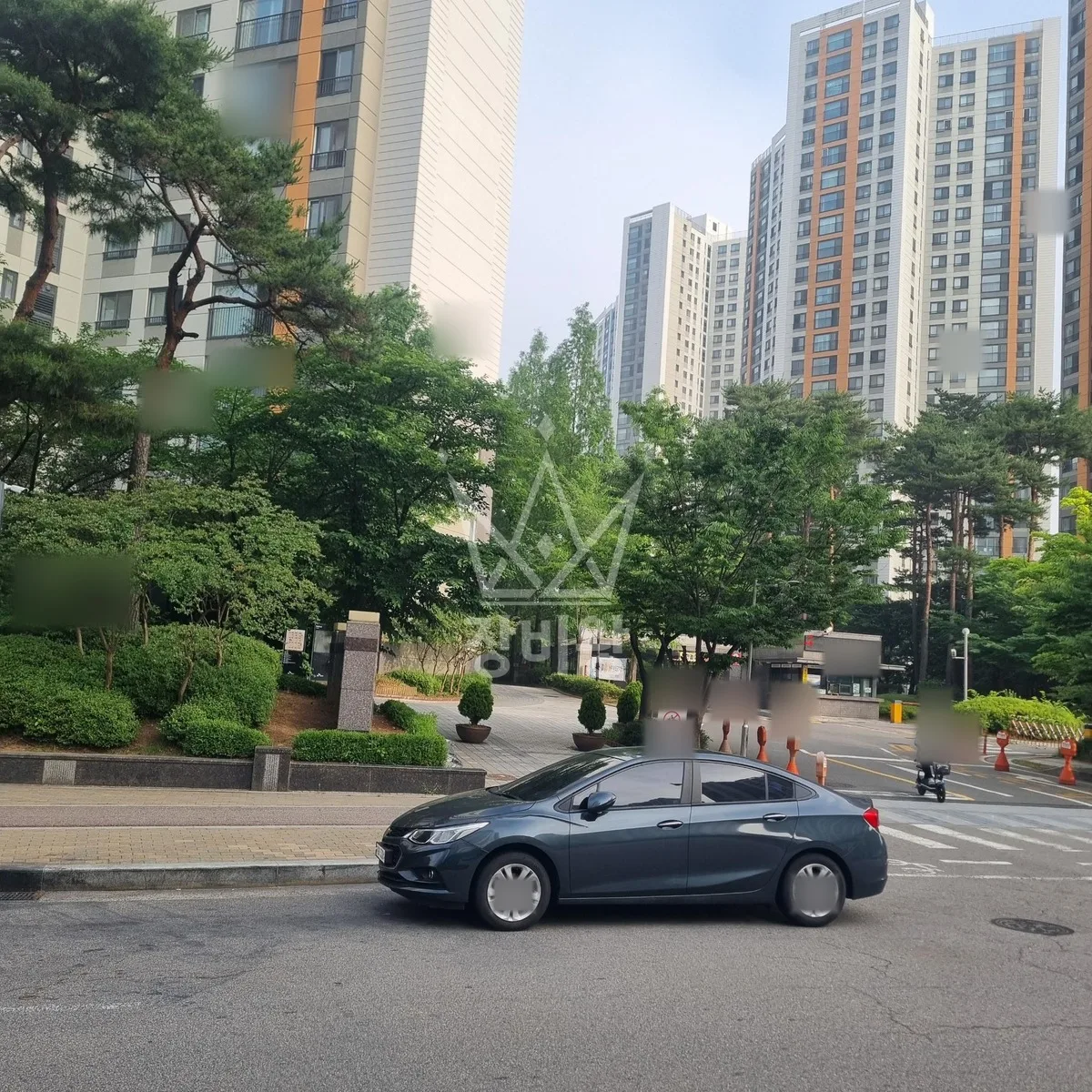 경기 시흥시 스카이차 간판 작업 현장