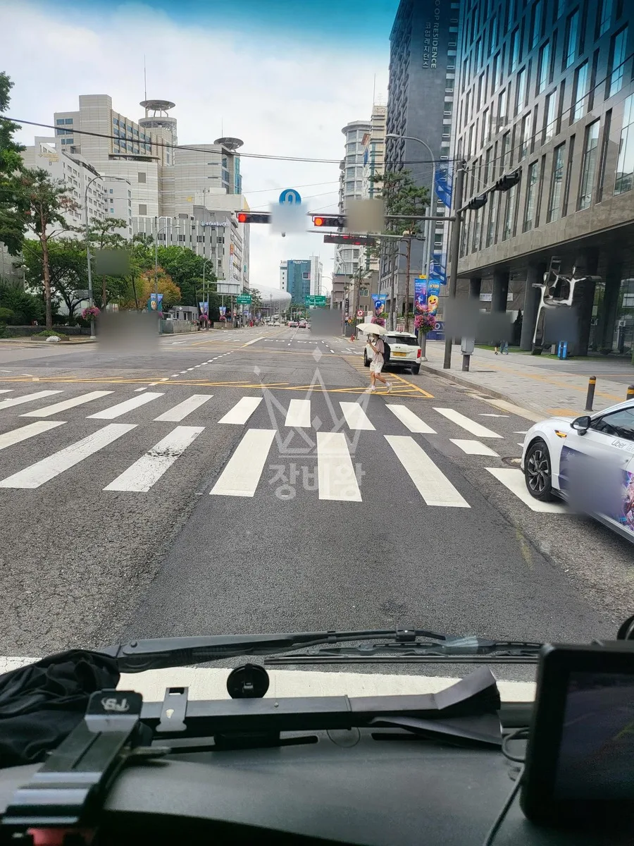 서울 중구 스카이차 외벽 작업 작업 현장