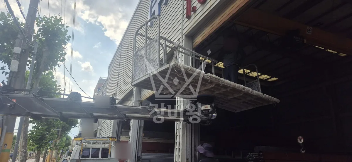 대전 동구 스카이차 CCTV 작업 현장
