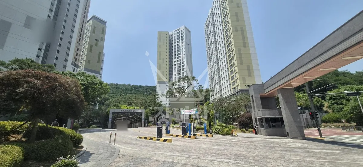 경기 시흥시 미산동 스카이차 간판 작업 현장