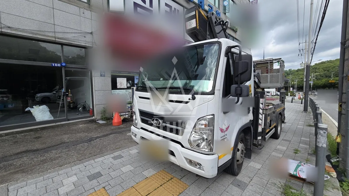 경기 화성시효행구 매송면 송라리 스카이차 에어컨 작업 현장