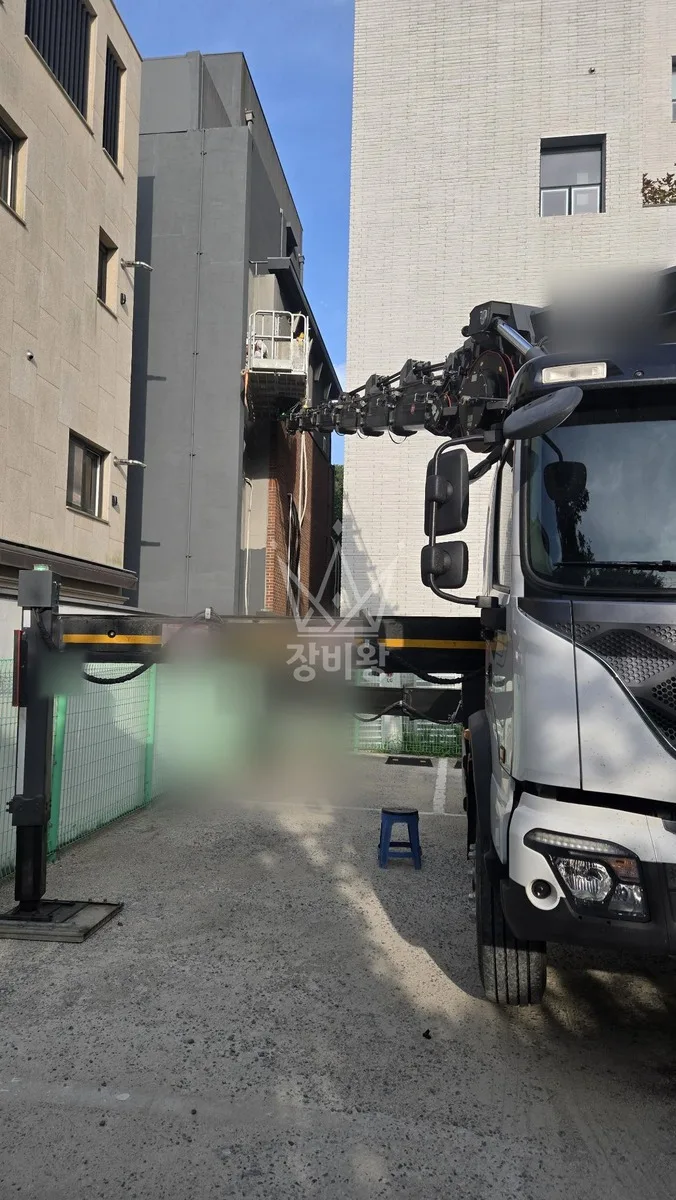 대전 유성구 구룡동 스카이차 철골 작업 현장