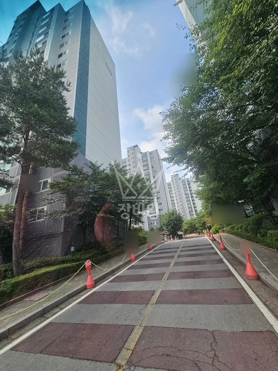 경기 오산시 부산동 스카이차 외벽 작업 작업 현장