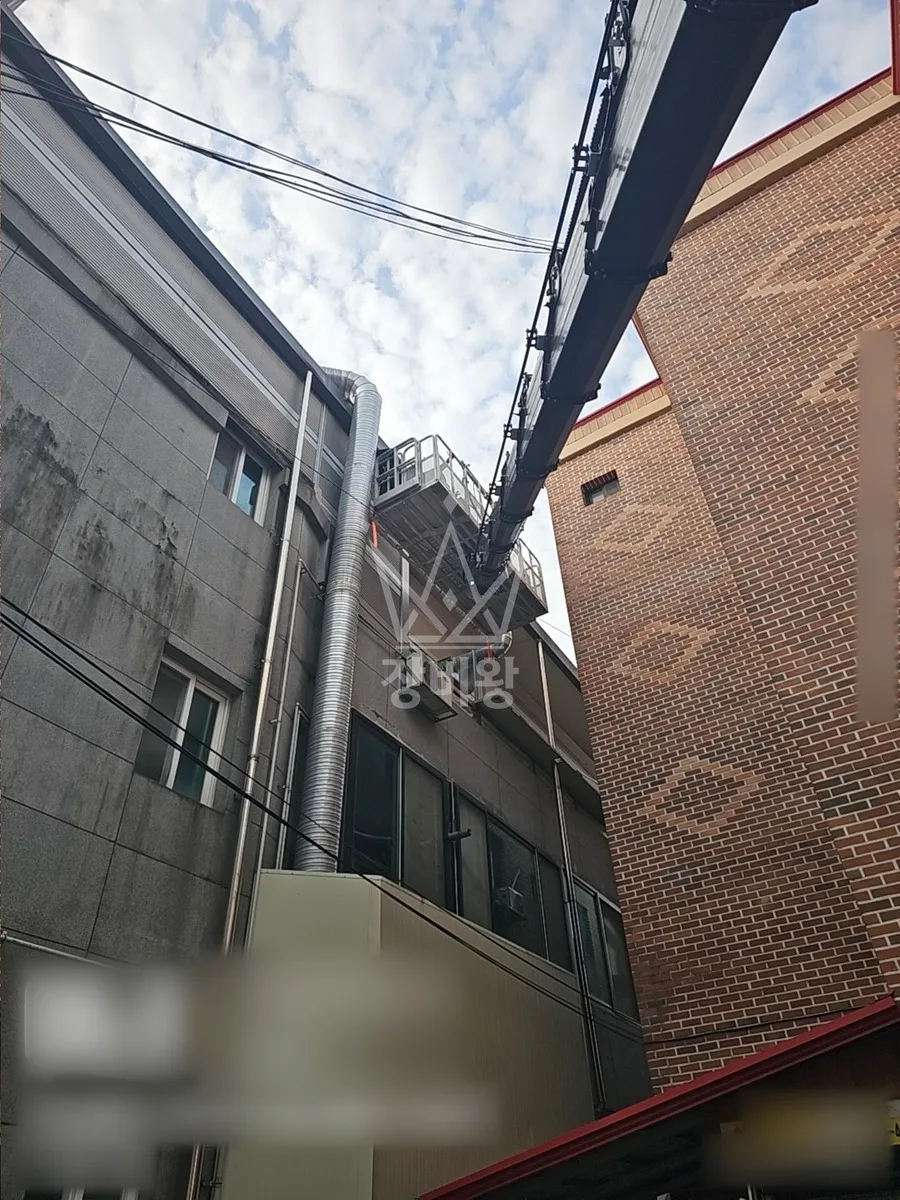 충북 청주시상당구 스카이차 CCTV 작업 현장
