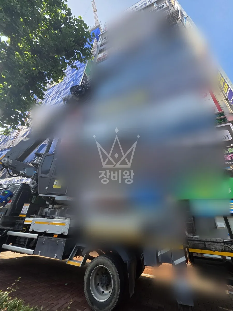 대구 수성구 스카이차 간판 작업 현장