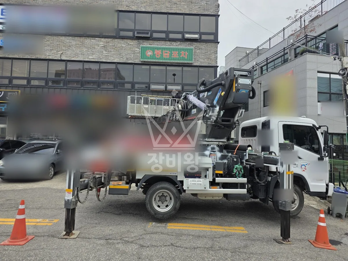 경기 연천군 백학면 하리 스카이차 조경 작업 현장